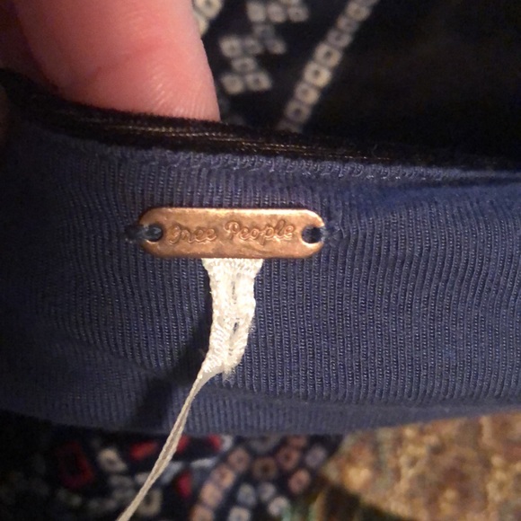 Beautiful FREE PEOPLE Velvet Dress 👗 Size Medium - Picture 11 of 15